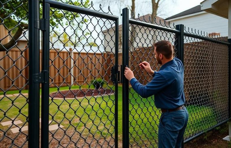 Chain Link Gate Repair in DFW